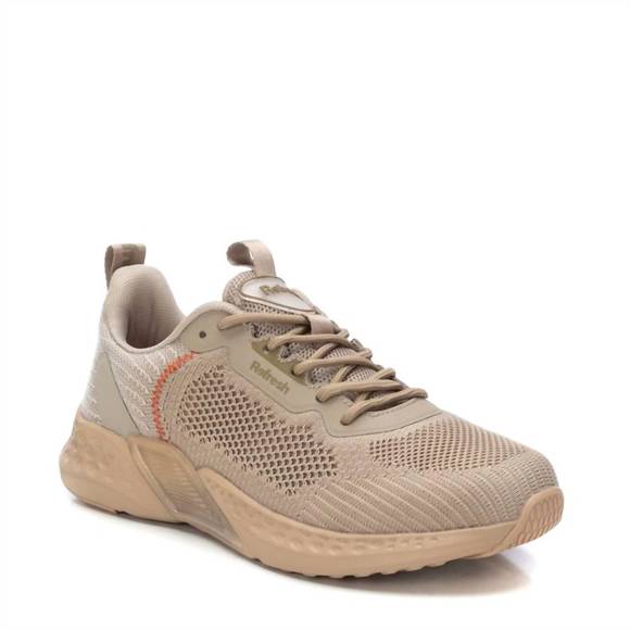 NEW XTI women's trainer sneakers in beige - Picture 2 of 5